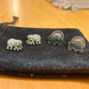 Pair of Elephant Stud Earrings
